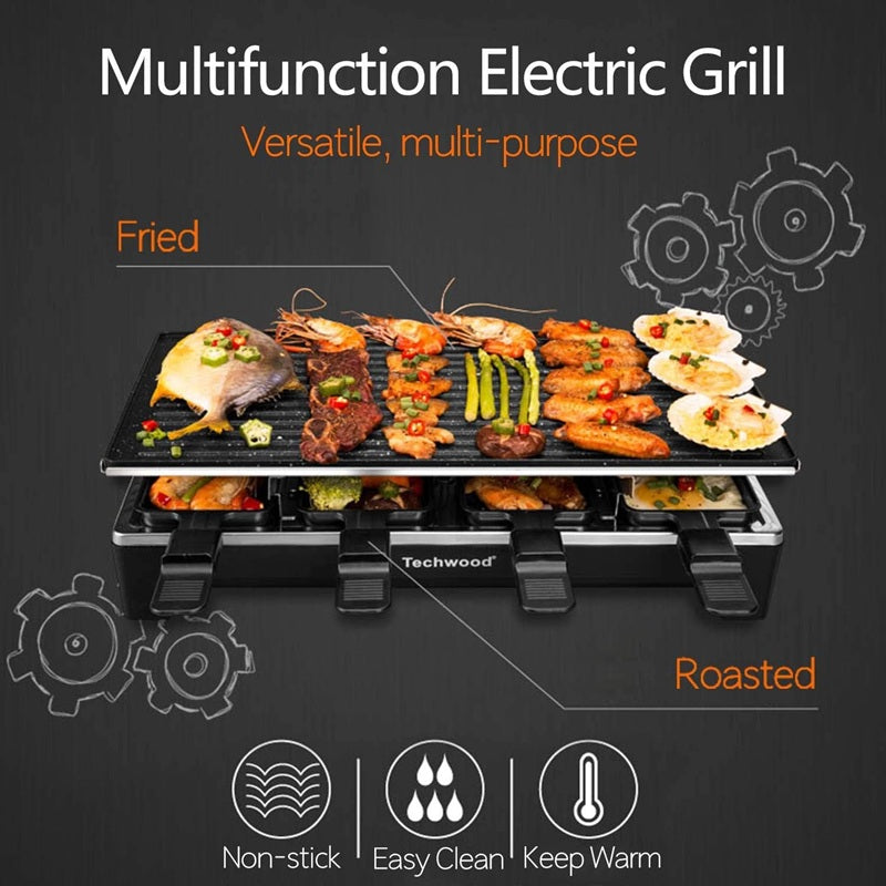 Parrilla Electrica Multifuncional 2 En 1