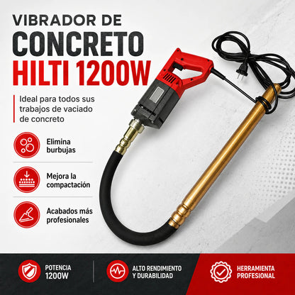 Vibrador de Concreto Industrial HILTI 1200W